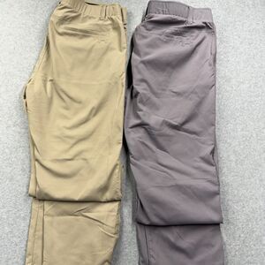 Under Armour Casual Golf Pants Regular Fit Straight Leg Men's 34 Beige Gray Lot